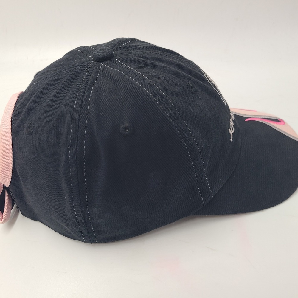 Women John Deere Hat Adjustable Black Pink Flames Cotton Farm Hunt Fish Casual - Picture 6 of 11